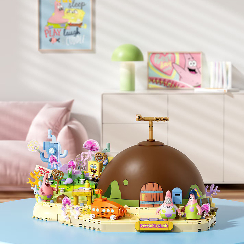 Kids First Education - Zestaw klocków Spongebob Patrick Star Rock