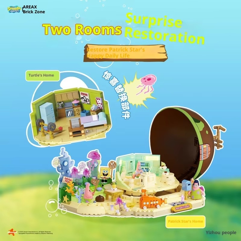 Zestaw klocków Spongebob Patri – Kids First Education recenzja i cena