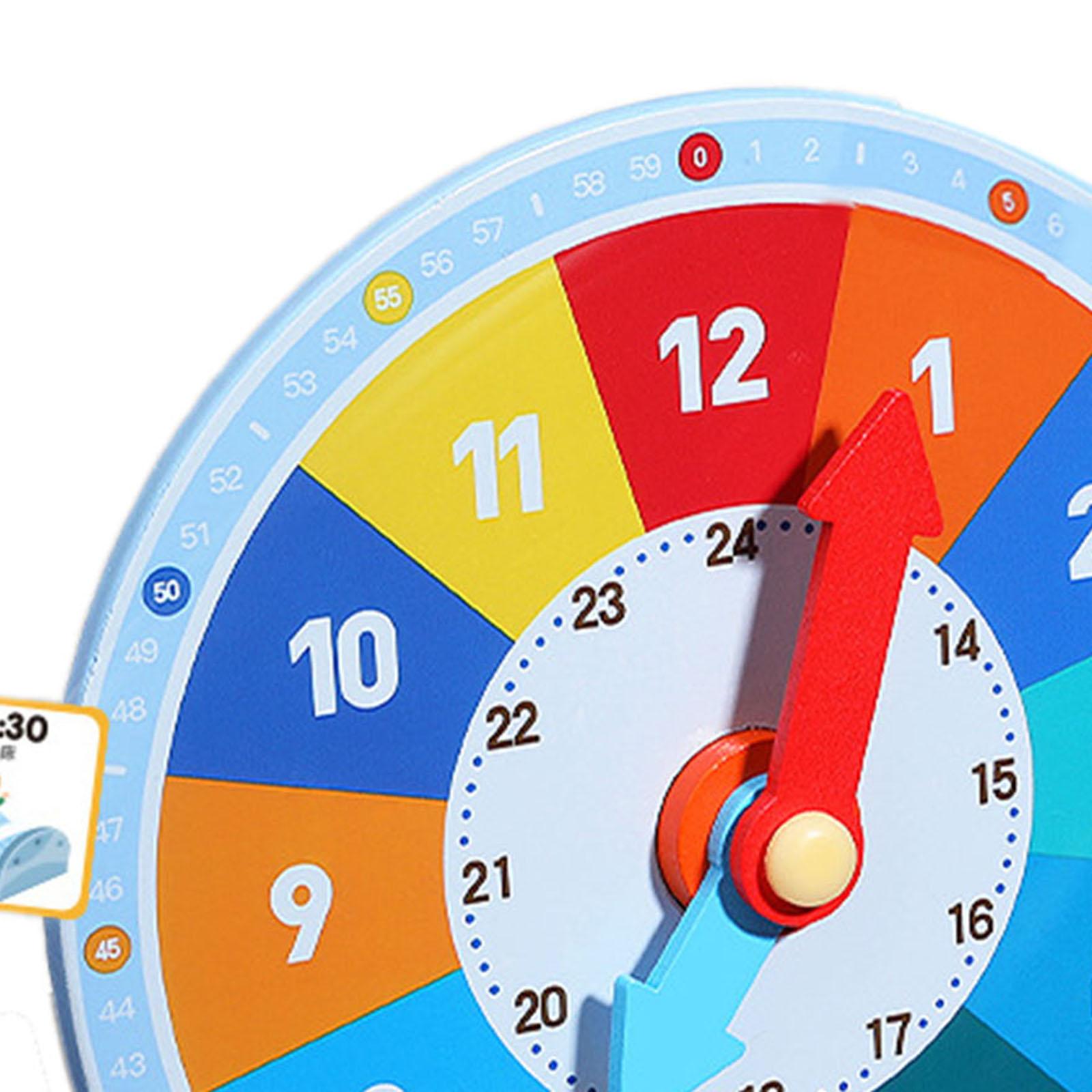Drewniany zegar edukacyjny – z – Kids Education Number recenzja i cena