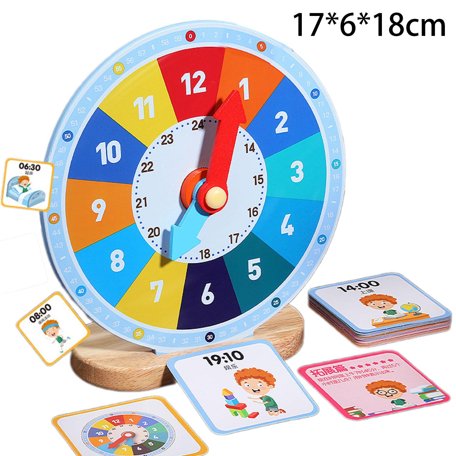 Drewniany zegar edukacyjny – z – Kids Education Number recenzja i cena