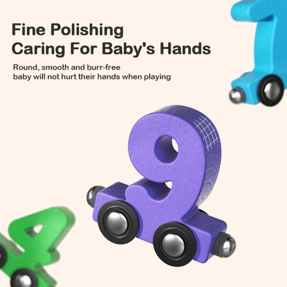1 zestaw 0-10 Cyfrowe Pociągi  – Kids Education Number recenzja i cena
