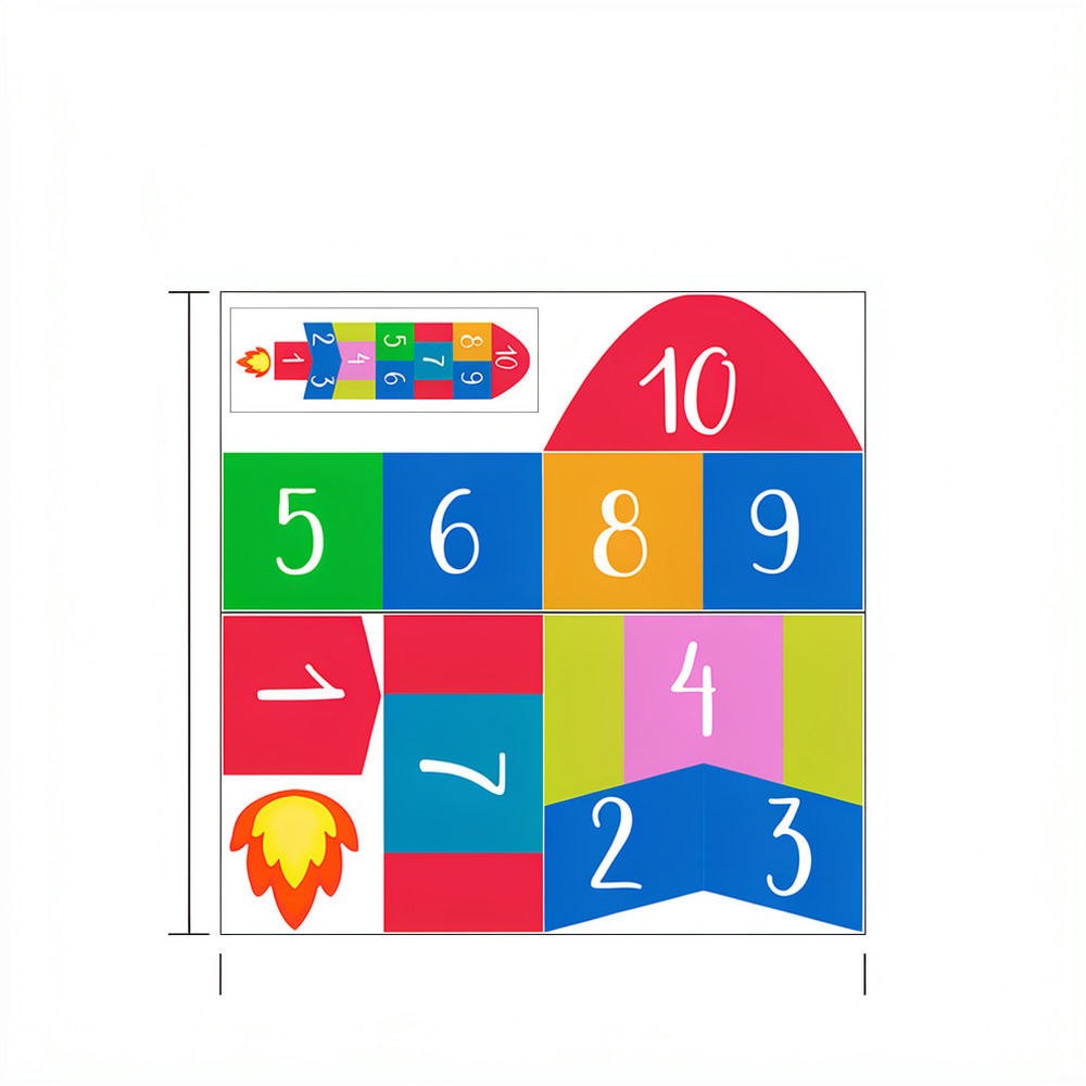 Edukacyjna naklejka na ścianę  – Kids Education Number recenzja i cena