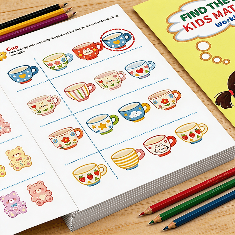 Znajdź identyczny zestaw ćwicz – Kids Education Activities recenzja i cena
